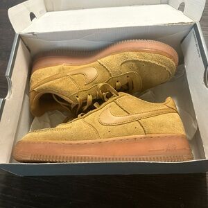 Nike Tan Suede Sneakers